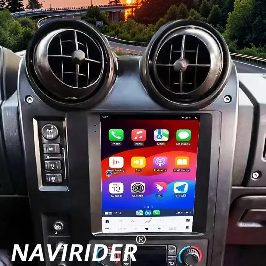 Android 15 For Hummer H2 2002 - 2009 Navigation GPS Android Auto Carplay Multimedia Player | AUTOKITSHOP