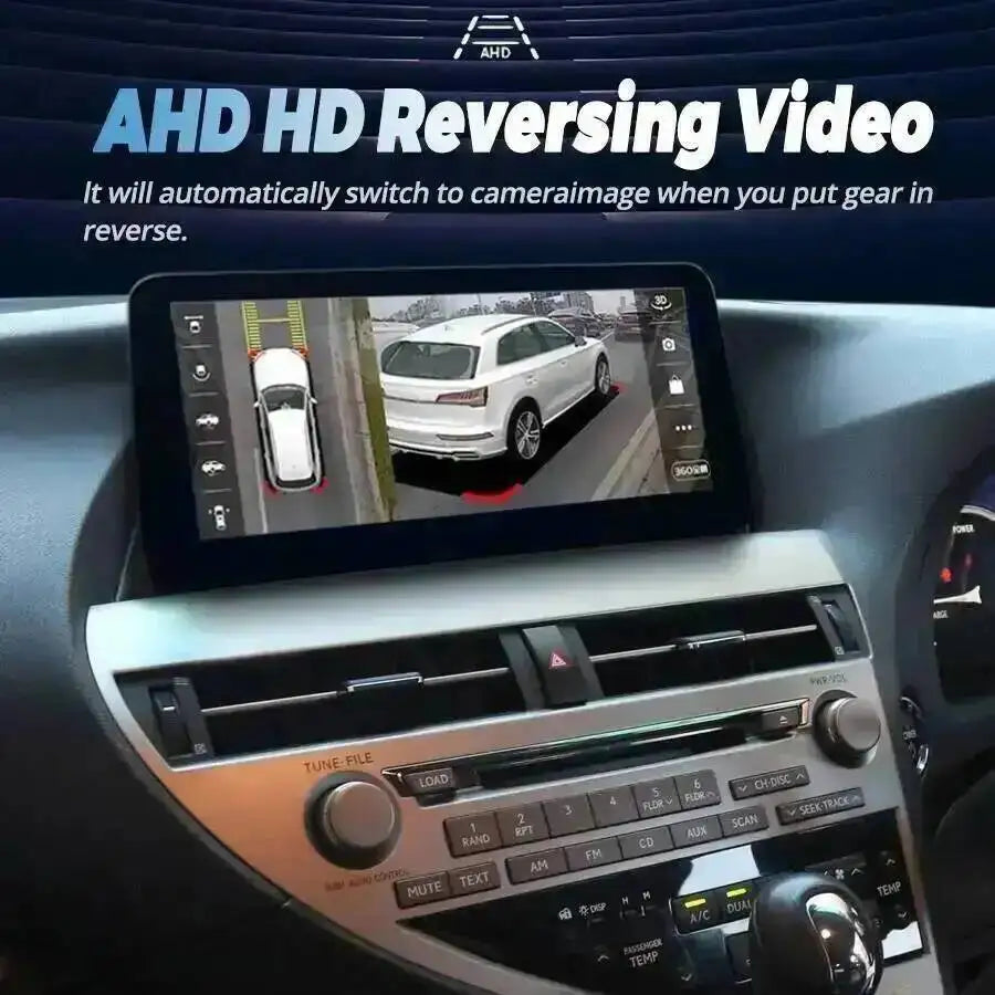 RHD Navigation Android 15 Car Radio HU For LEXUS RX350 RX270 RX300 2009-2015 AHD Wireless
