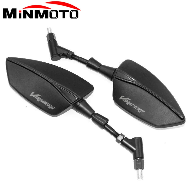 For Honda XL1000 Varadero ABS Motorcycle Adjustabale Side Rearview Mirrors - Automotive LED Light
