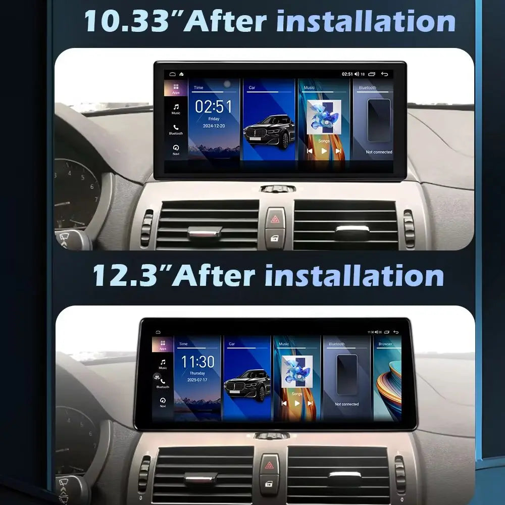 Wireless CarPlay For BMW X3 E83 2005 - 2011 Without Original Screen Android 16 Car Raido M