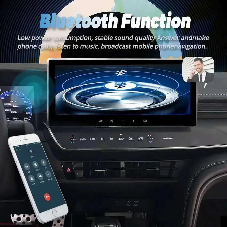 For Toyota Camry 2024 Android 13 Qled Screen Multimedia Video Player CarPlay Navigation Au