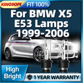 35W XenonAuto Light D2S 6000K HID Bulbs Car Headlight 35W For BMW X5 E53 Lamps 1999 2000 2
