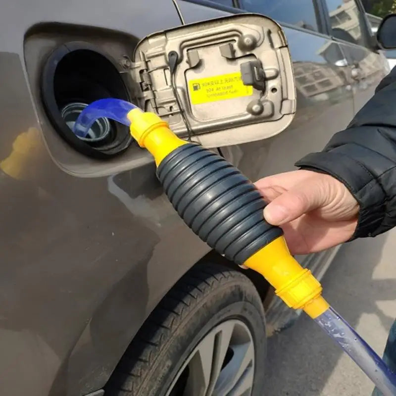 2M Hand Fuel Pump Car Fuel Tank Sucker Oil Transfer Fuel Pump Petrol Diesel Liquid Manual Pump S - Automotive LED Light