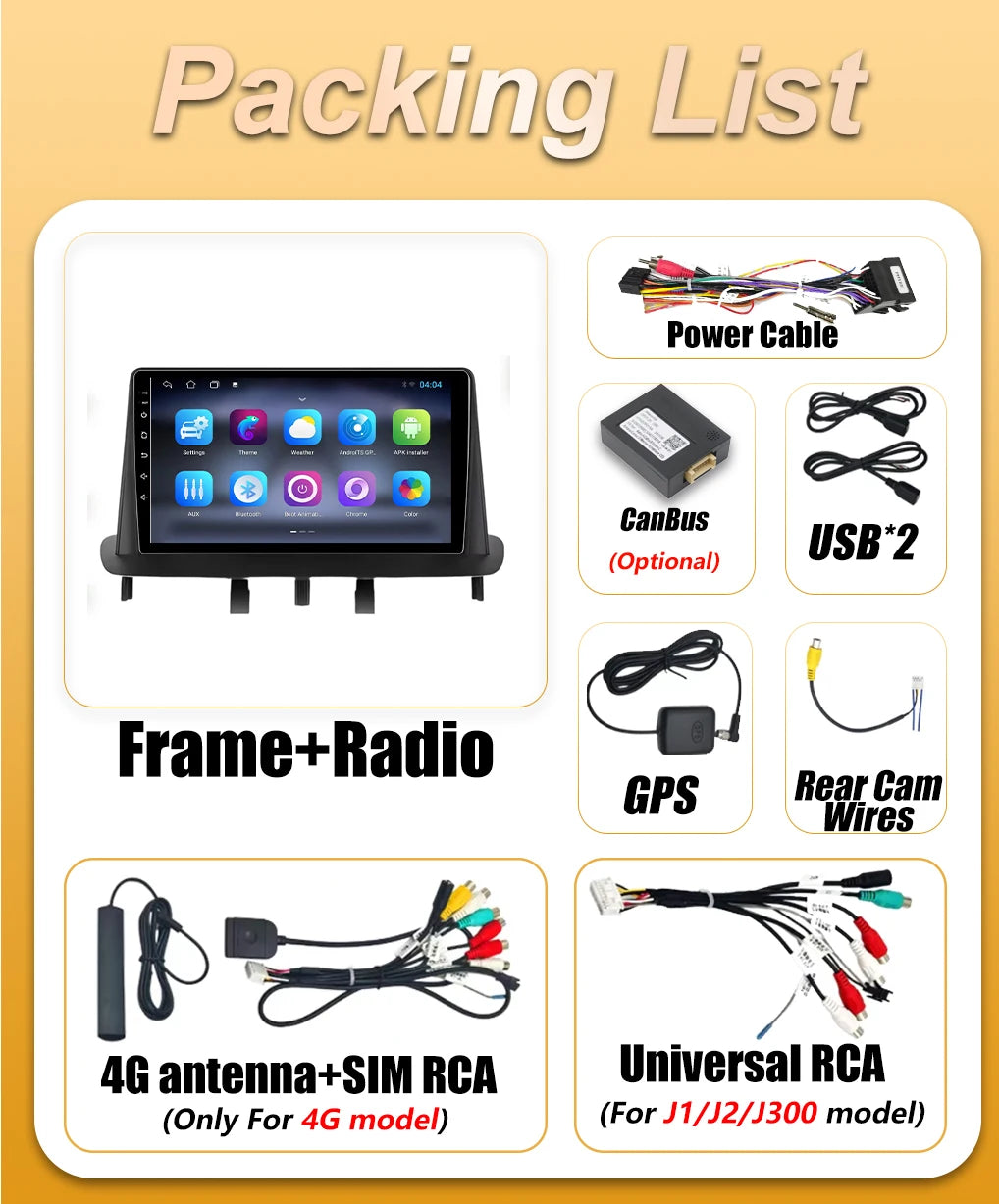 Android 16 Car Radio For Renault Megane 3 Fluence Samsung SM3 2008 - 2014 Multimedia Playe | AUTOKITSHOP