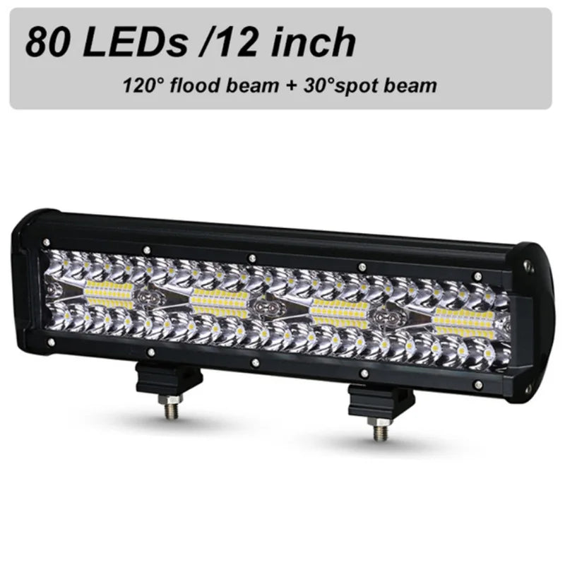 4-20inch LED Bar Off Road 12V 24V Combo LED Light Bar Work Light for Car Jeep Truck Suv Le