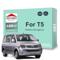 19-Piece LED Interior Light Kit for VW Volkswagen Multivan Caravelle Transporter T5 T5.1 2003-2012 - Canbus Dome Map ...