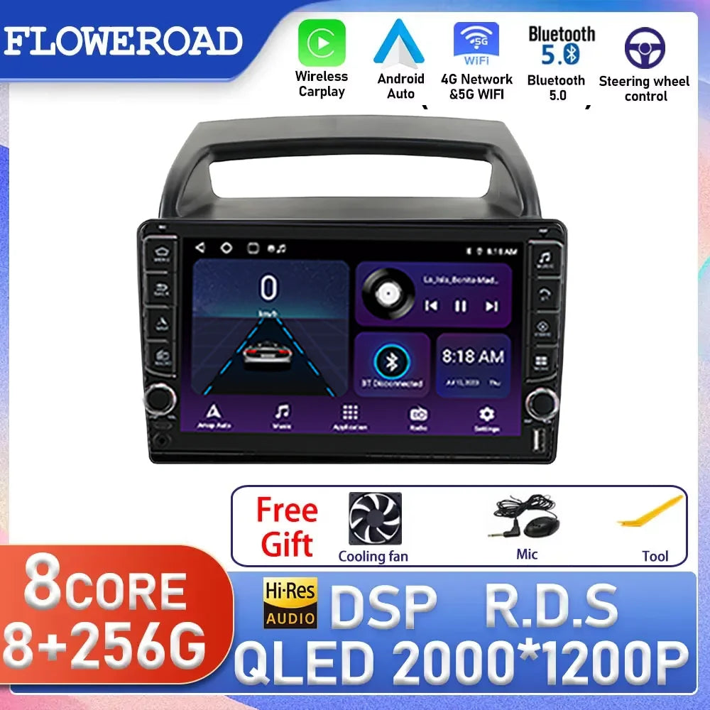 Android 15 Car Radio For KIA Carnival VQ android 2006-2014 Autoradio Multimedia Player Nav | AUTOKITSHOP