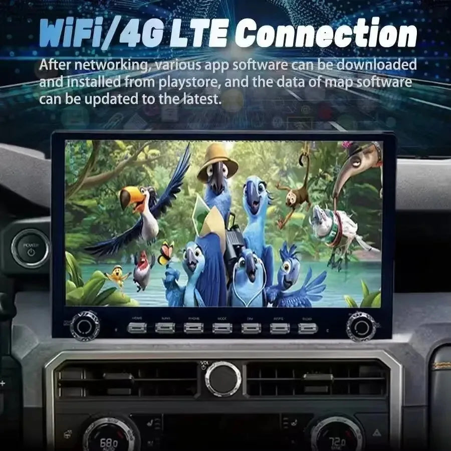 S 14.6inch Android Screen For Toyota Tacoma 4Runner 2024 2025 2026 Car Radio Stereo GPS Na | AUTOKITSHOP