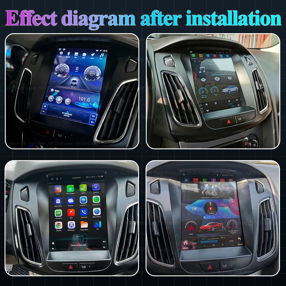 9.7 Inch Android 16 For Ford Focus Mk3 2011-2019 Car Radio Multimedia Video Player Navigat | AUTOKITSHOP