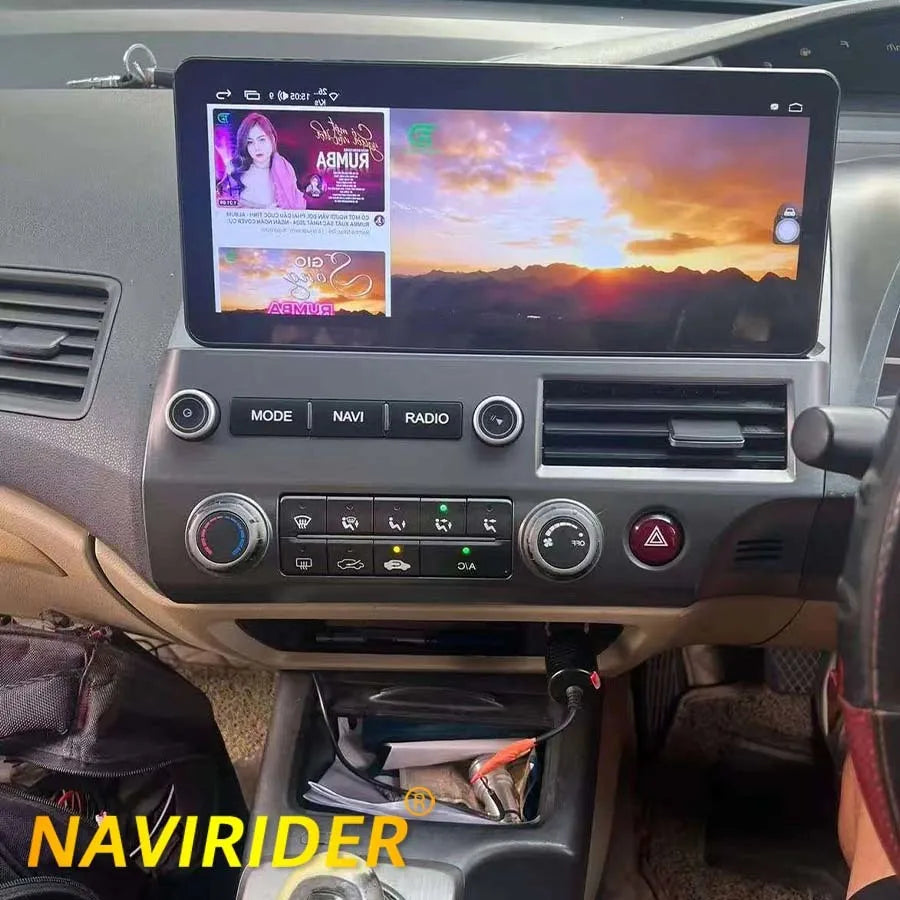 Auto Radio Car GPS Navigation Multimedia Player Carplay Bluetooth 12.3inch Android 15 Head
