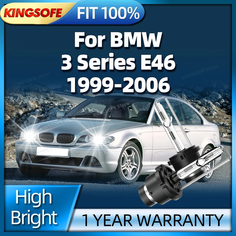 Xenon 35W HID Car Lamp D2S Headlight 6000K Upgrade Bulbs For BMW 3 Series E46 1999-2006 20
