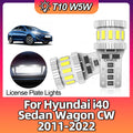 Car LED T10 W5W Canbus Parking Lamp License Plate 168 194 Lights Bulbs For Hyundai i40 Sed