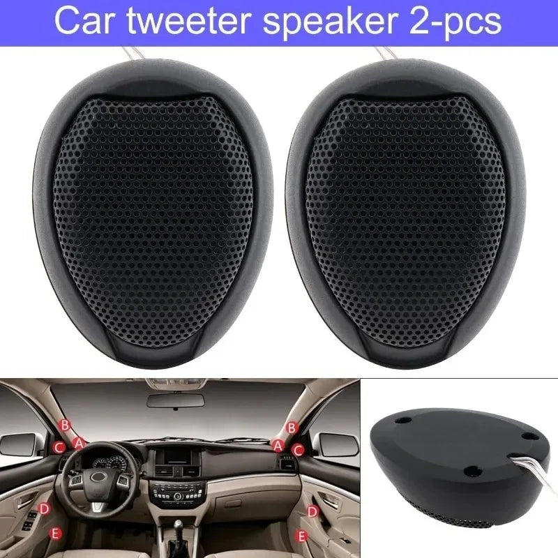 Hifi-level Audio Universal Car Dome Tweeter 1 Pair of 1000w Waterproof Super Power High Noise Re - Automotive LED Light