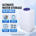 4 Sizes 5 Gallons RV Water Storage Tank Heat Cold Resistant PE Fresh Water Tank for RV Trailer B - Automotive LED Light