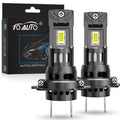TOAUTO H7 LED Lights 100W 40000LM H4 LED Headlights Canbus Car Turbo Lamps H4 3 Sides LED