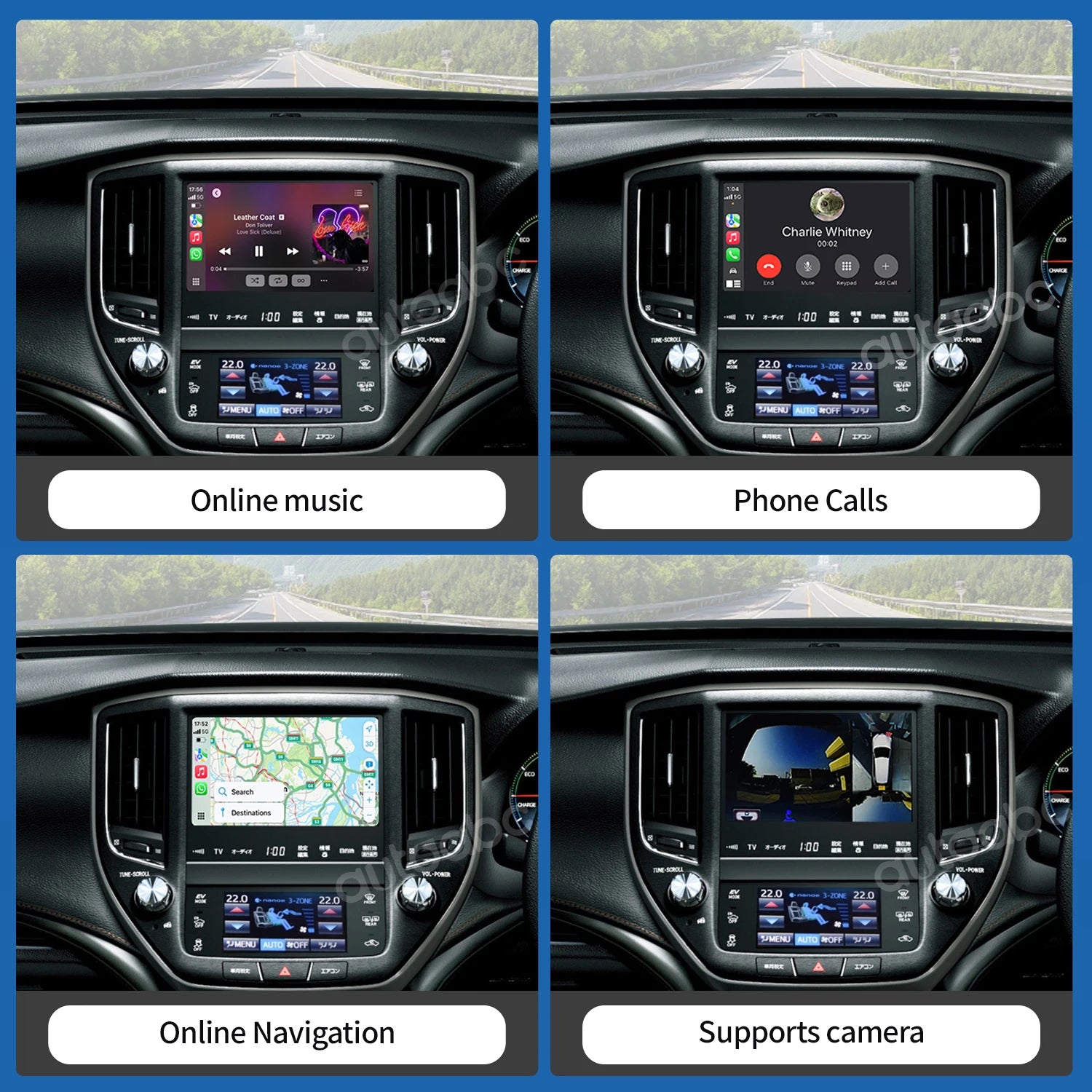Wireless CarPlay Android Auto for For Toyota Crown 8inch Screen 2015-2019 with Car Play Ai | AUTOKITSHOP