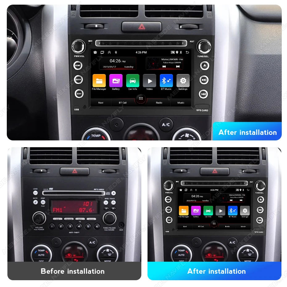 Android 2 Din Car Radio for Suzuki Grand Vitra 3 2005 - 2015 CarPlay Auto Multimedia Playe | AUTOKITSHOP