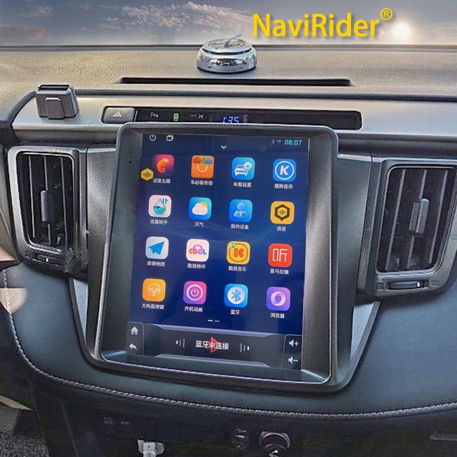 Android14 Car Radio Stereo Multimedia Video Player GPS Head Unit Navigation For Toyota RAV