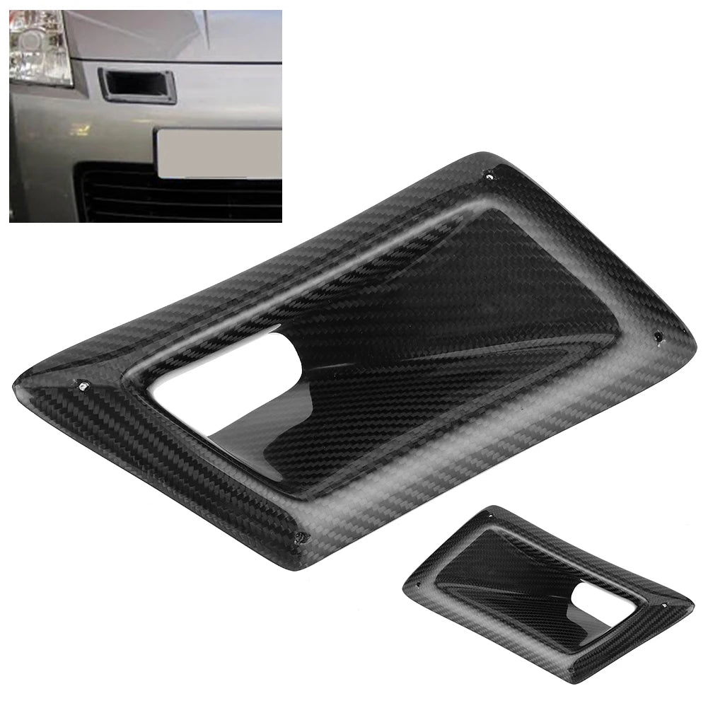 Car Bumper Air Outlet Bumper Air Vent Carbon Fiber Bumper Air Vent Duct Car Accessory Fit for 35 - Automotive LED Light