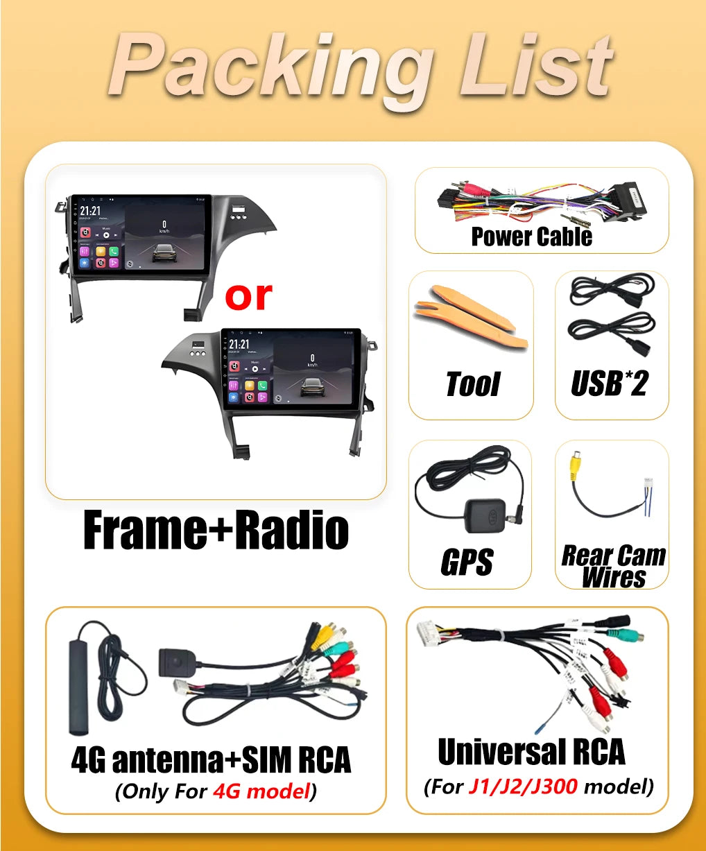 Android 16 Car Radio Carplay For Toyota Prius 3 XW30 2009 2010 2011- 2015 Multimedia Playe | AUTOKITSHOP