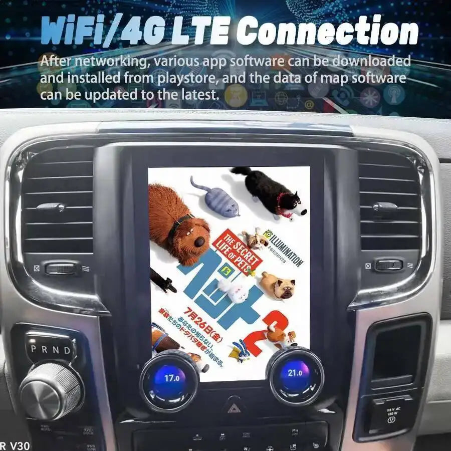 10.4" Car Radio Screen For Dodge RAM 1500 2500 3500 2013-2018 Android 15 Carplay Car Multi | AUTOKITSHOP