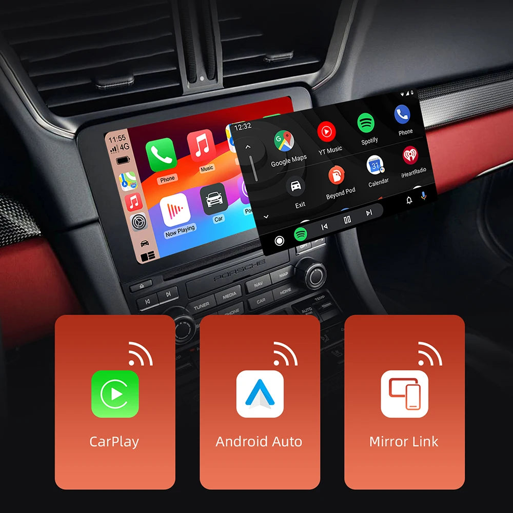 Wireless Carplay Module Android Auto Adapter For PCM3.0/4.0/3.1 Porsche/Panamera/Cayenne/M