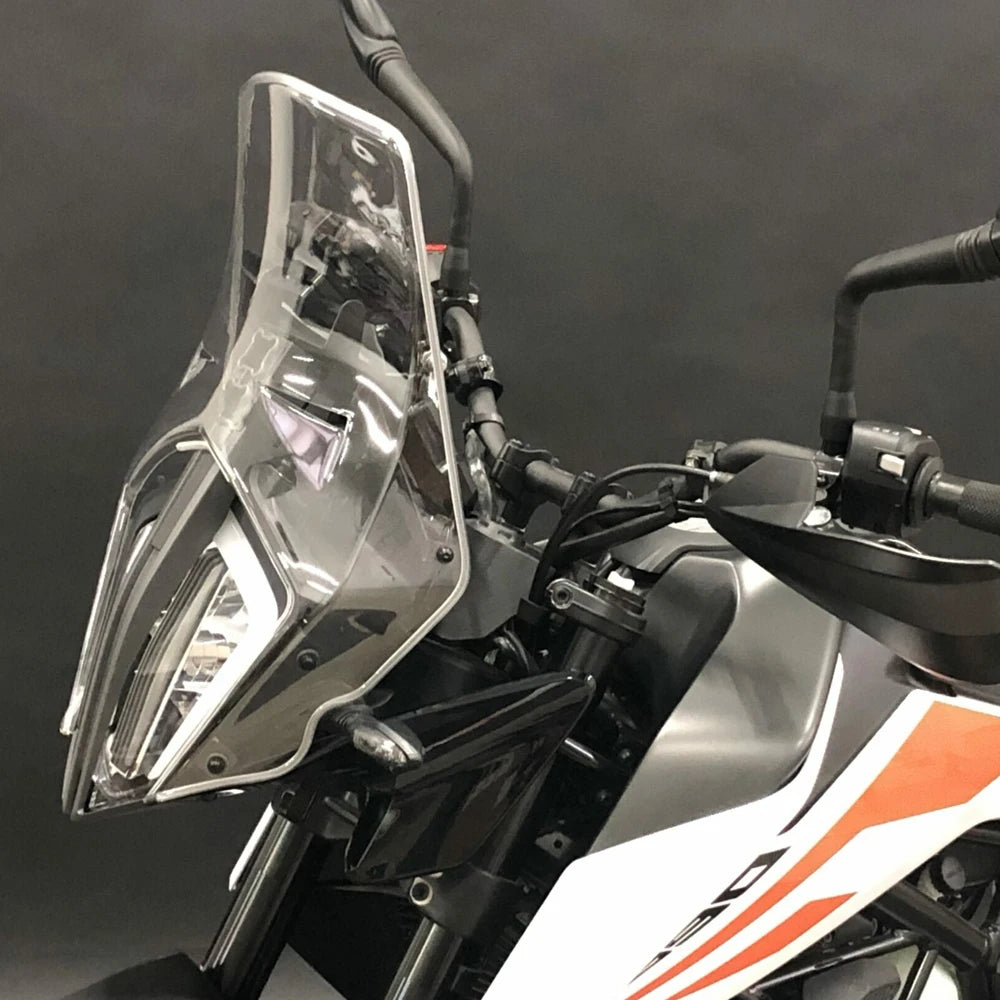 FOR 390 790 890 ADV Adventure Rally 2017-2021 2020 Motorcycle Rally Windshield Wind Deflector Wi - Automotive LED Light