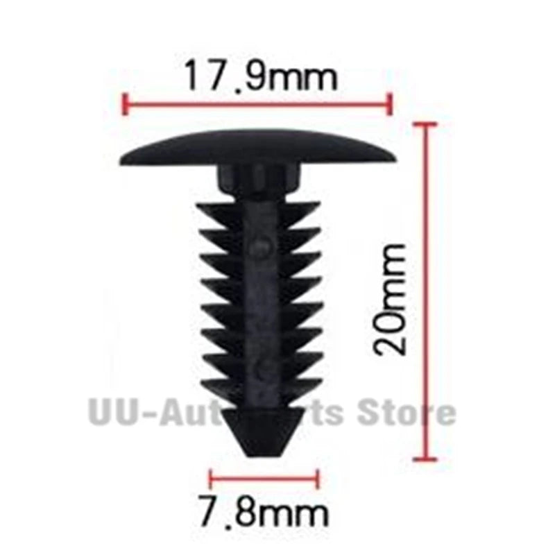 146Pcs/set Universal Trunk Boxed Buckle Auto Rivets Plastic Car Clamps Molding Fasteners C