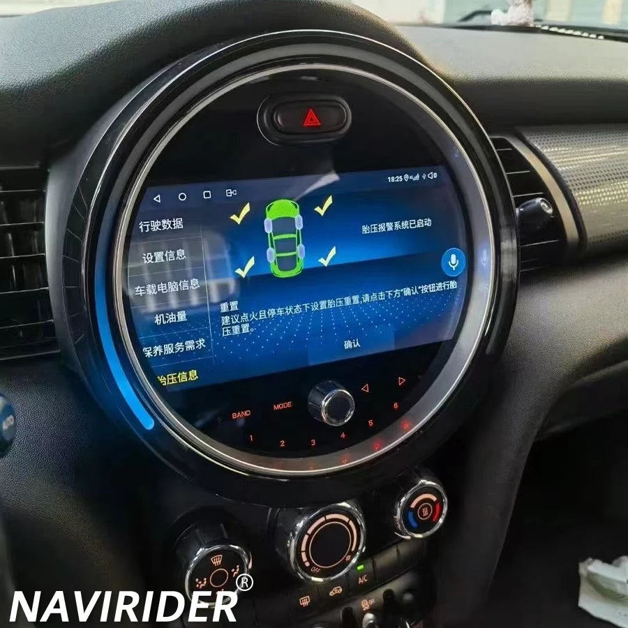 Navi Wireless Carplay GPS Wifi 4G BT Video Stereo 128GB 9inch Screen For BMW Mini F54 F55