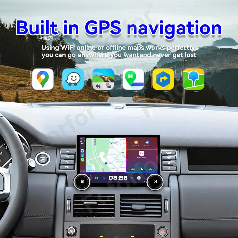 Sleek Design 11.5 Inch Android 15 Full HD Ultra Large Touch Screen GPS Car Stereo For Land