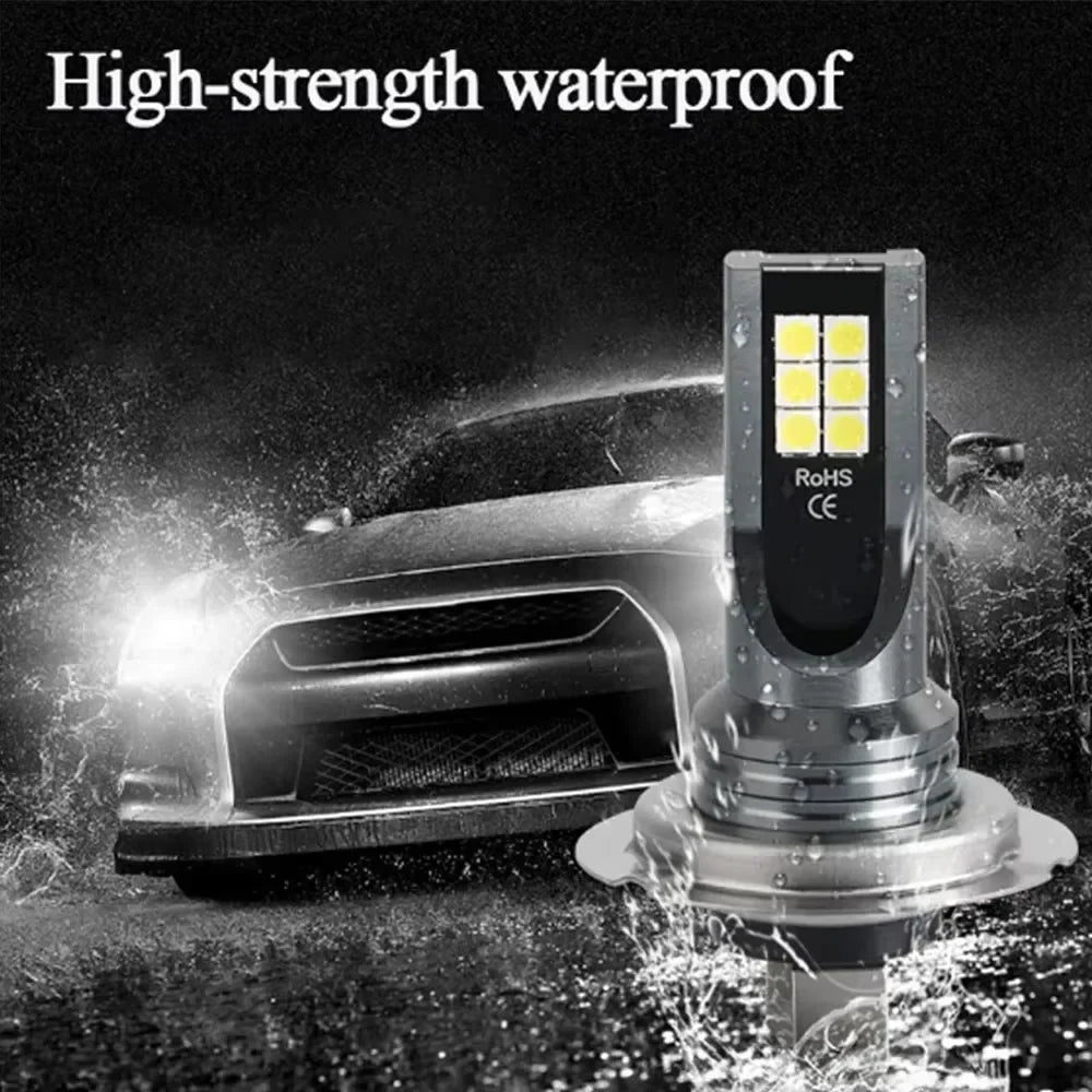 H7 Led Headlight Bulb Kit Car Fog Light Bulbs 12V 55W High Power Auto Fog Lamp 6000K Headl