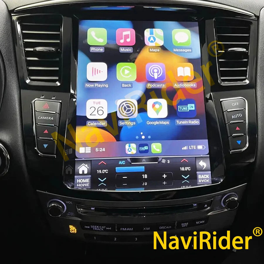 For Infiniti QX60 JX35 2014-2019 Car Navi Android 13 Touch Screen Auto Multimedia Video Pl | AUTOKITSHOP