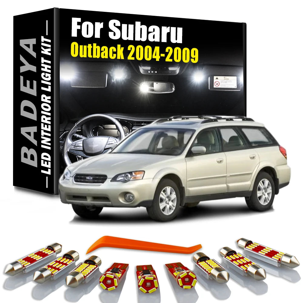 Vehicle Trunk Bulb LED Interior Map Dome Reading Light Kit Canbus For Subaru Outback BL BP