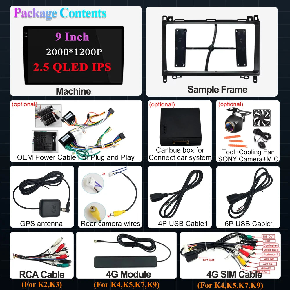 Android 16 For Mercedes Benz B200 Sprinter W906 W639 A B Class W169 W245 Viano Vito Car Ra | AUTOKITSHOP