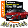 ZITWO 9Pcs Canbus LED Bulb Interior Dome Trunk Reading Light Kit For Nissan Sent for Nissan B18 - Canbus LED Car Light