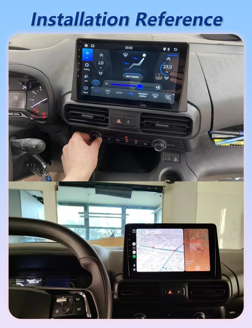 Android 16 Auto Carplay For Citroen Berlingo 2019 Peugeot Partner Rifter 2020 For Opel Com | AUTOKITSHOP