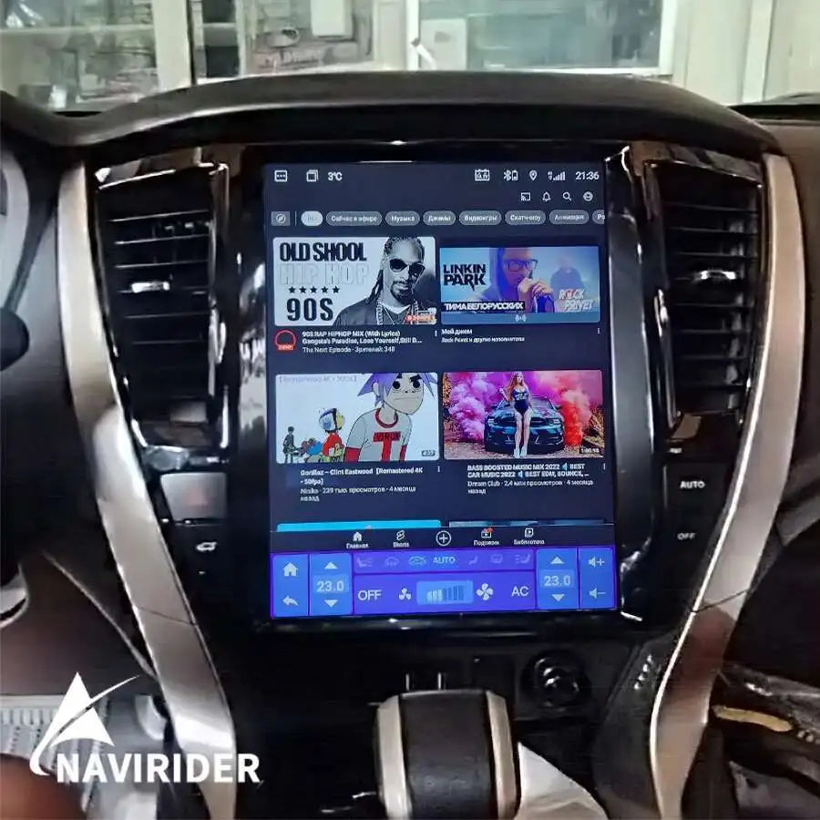 12.1" Android 14 Touch Screen For Mitsubishi Pajero Sport 2016~2021 Car Stereo Radio Multi