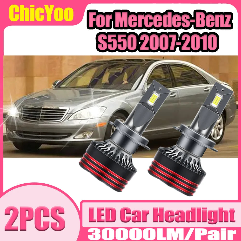 2X 150W 30000LM Canbus No error LED Car Headlights Plug and Play H7 Auto Headlamps 6000K W