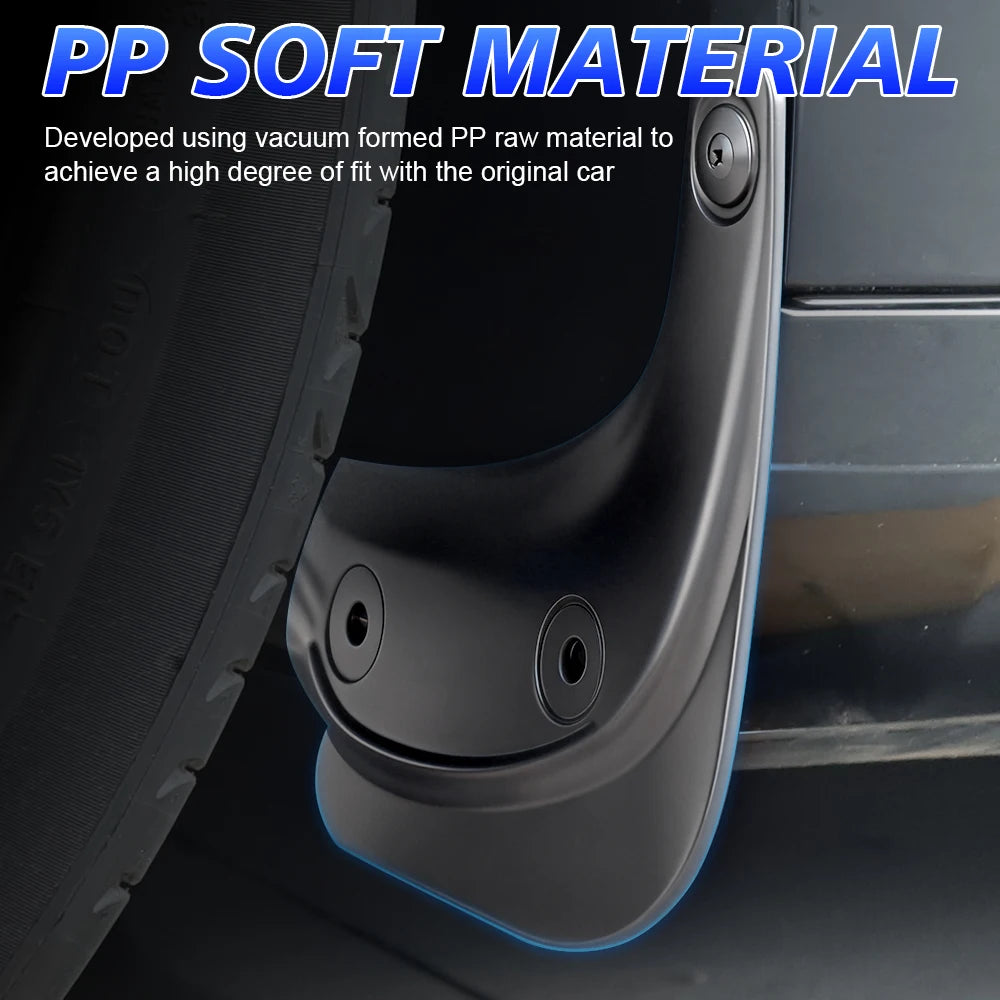 Official Original Mudflaps Soft TPE Material Front Rear Wheel Fenders Splash Guards For Te