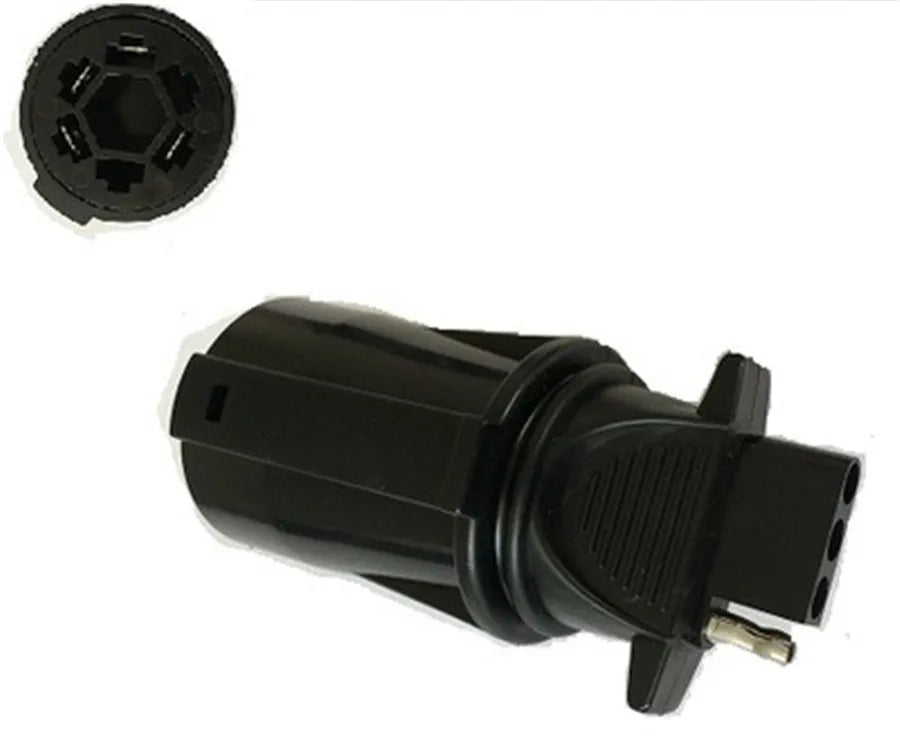 7 Way to 4 Way Trailer Plug Adapter For RV Trailer Camper