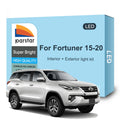 LED Interior and Exterior Light Kit For Toyota Fortuner 2015 2016 2017 2018 2019 2020 LED Bulb Fog Lamp Turn Reverse Plate Light