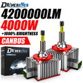 4200000LM D1S D3S LED CANBUS Headlight Bulb Xenon D8S D8R D1R D3R Turbo 4000W 3D 360 CSP C