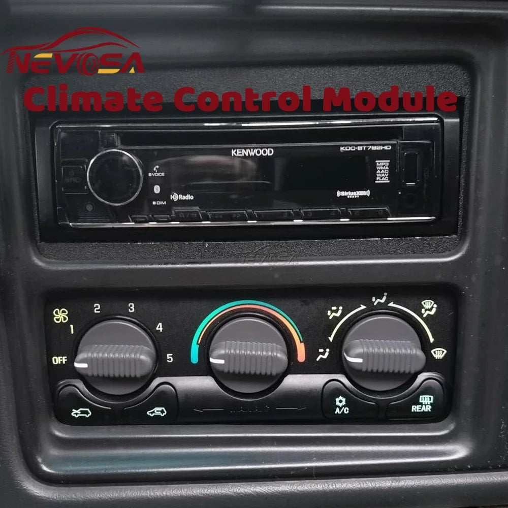 Air Condition AC Control Switch Panel Module For Chevrolet Tahoe Silverado GMC 1500 2500 1999 20 - Automotive LED Light