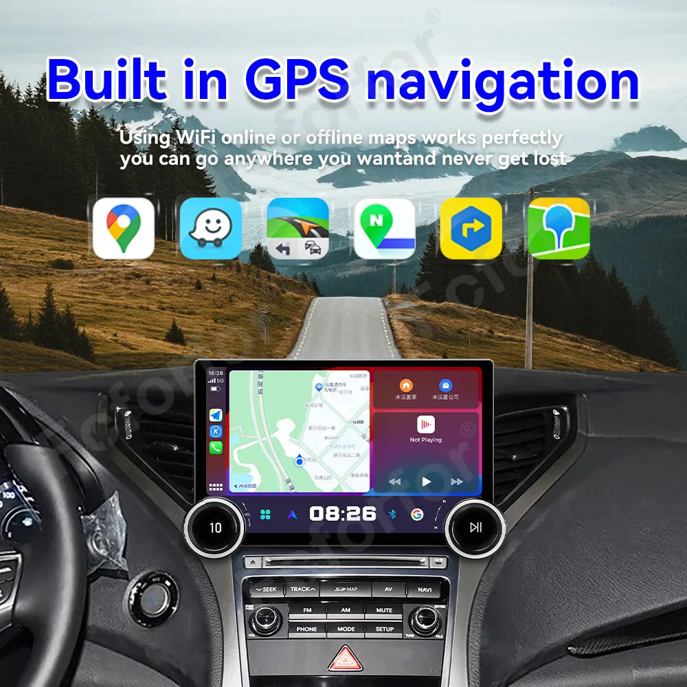 Ultra Clear Visual 11.5 Inch Android 15 HD Touch Multimedia Player CarPlay Android Auto GP
