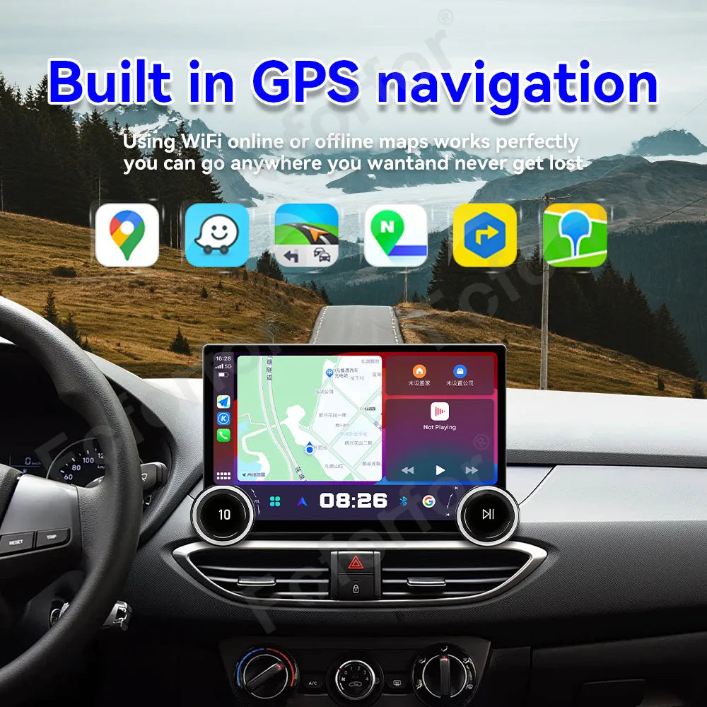 Crystal Clear Touch 11.5 Inch Android 15 HD Touch GPS Multimedia CarPlay Android Auto For