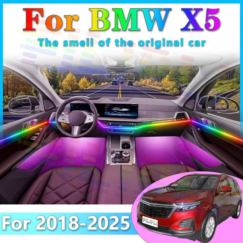 RGB - Ambient Light - for BMW G05 X5 - App Control - Car Interior Lighting | AUTOKITSHOP