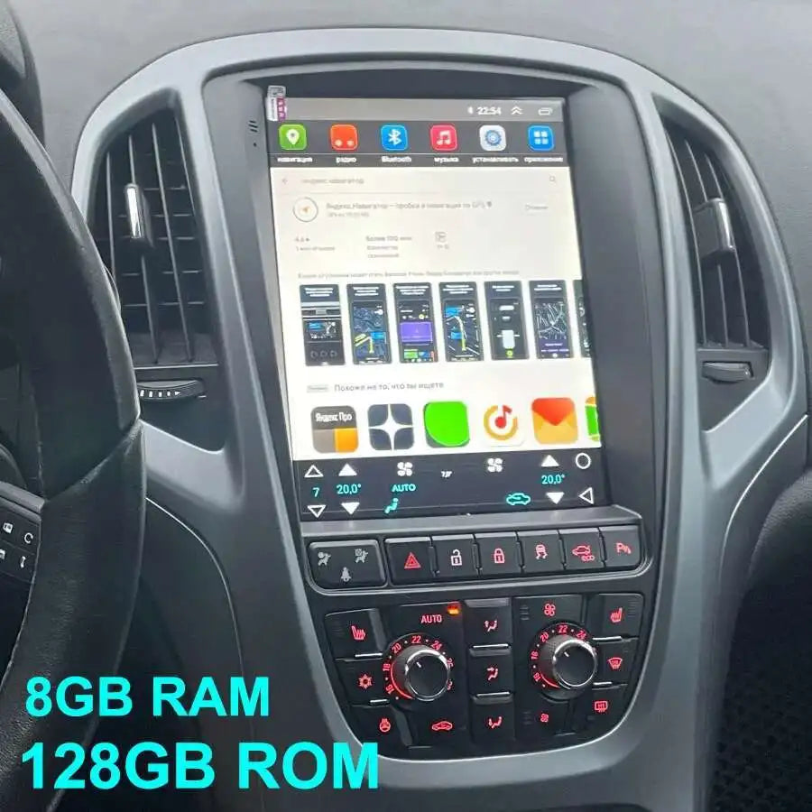 Android 14 Car Radio For Opel Astra J Vauxhall Buick Verano 2009-2015 Tesla Screen Multime