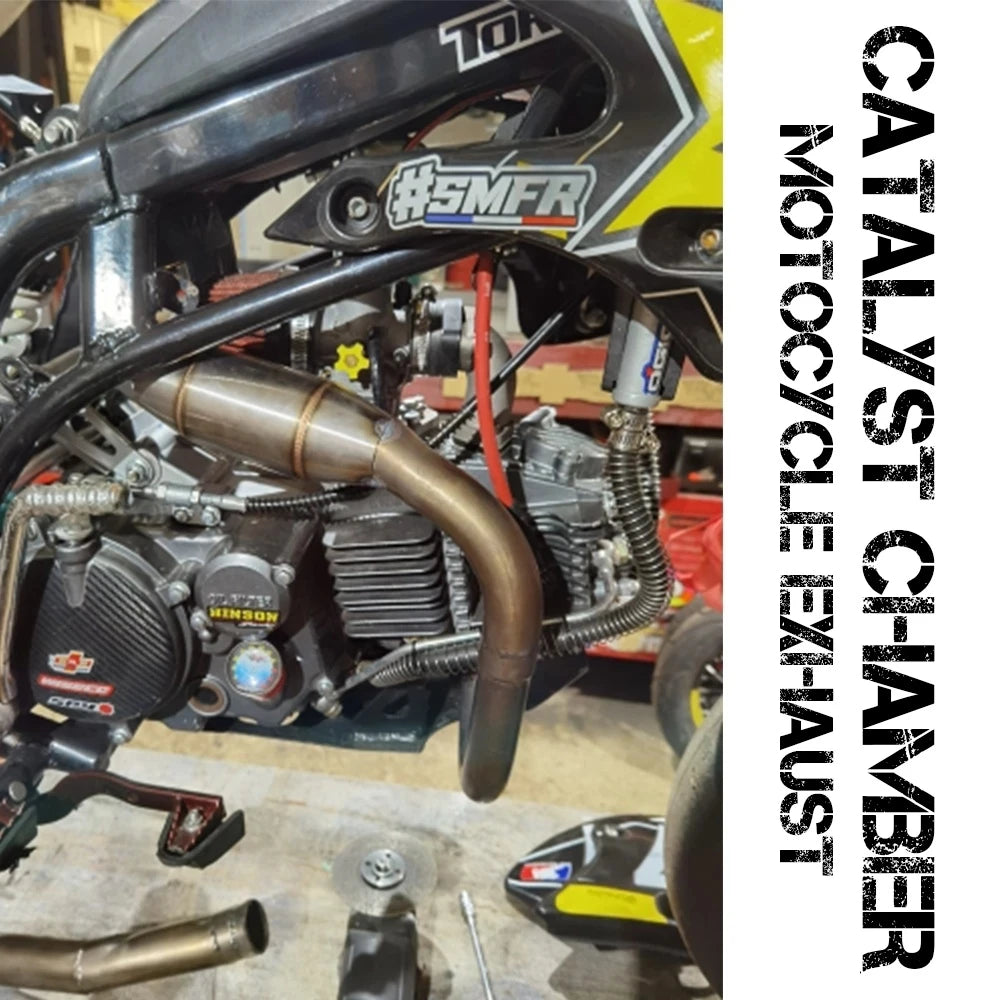 Motorcycle resonator exhaust pressure catalytic converter - Automotive LED Light