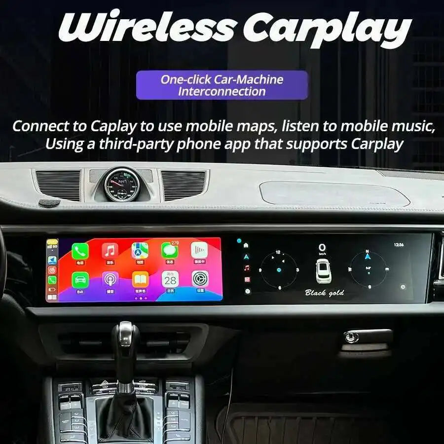 For Porsche Macan 2014-2017 Car Radio Dual Screen Navi GPS Android Multimedia Player Carpl | AUTOKITSHOP