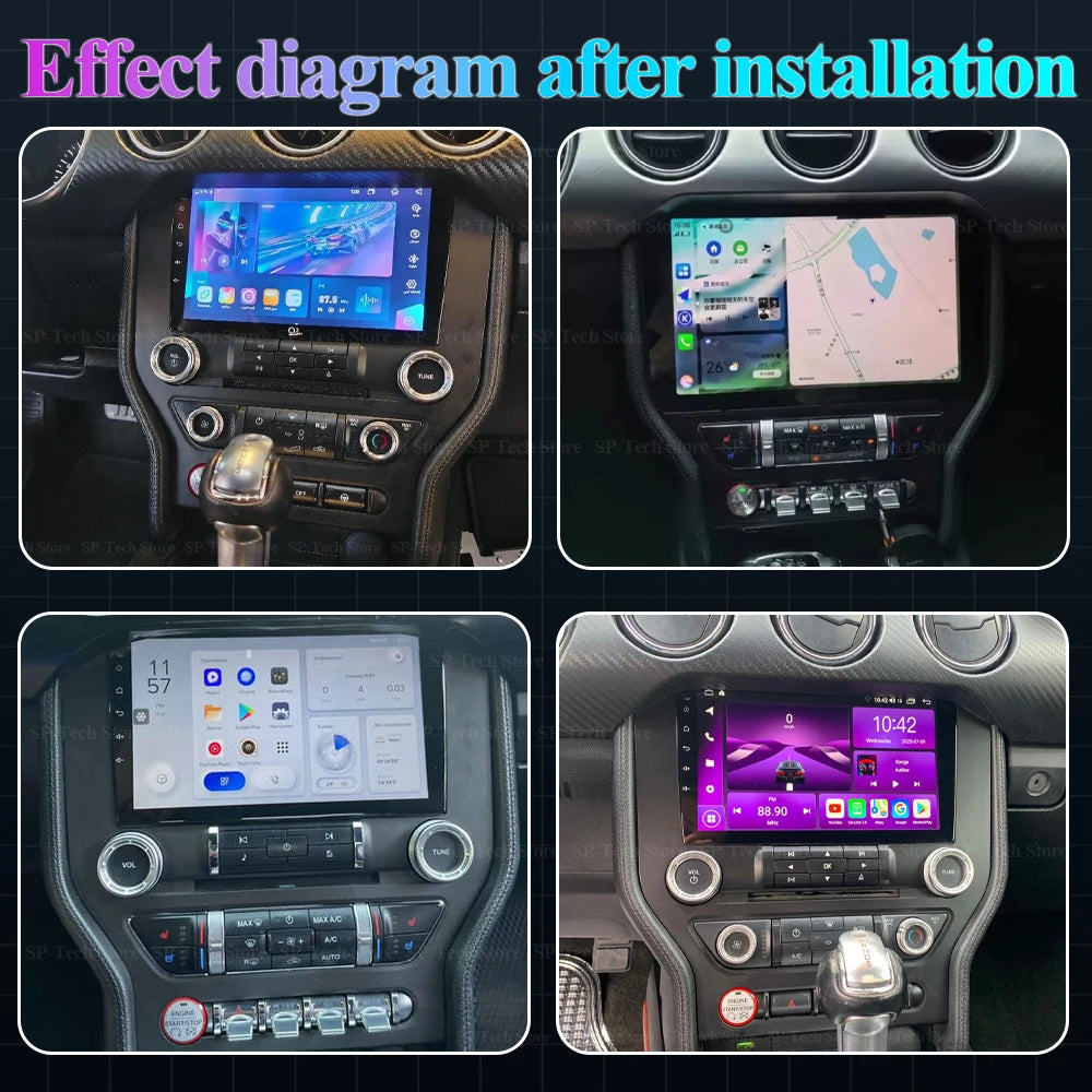 For Ford Mustang S550 2014-2021 Android 16 Car Radio Carplay Multimedia Player Navigation  | AUTOKITSHOP